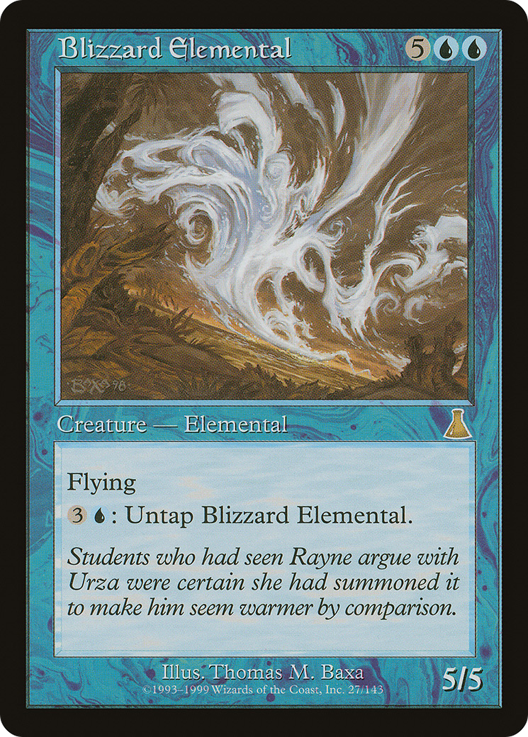 Blizzard Elemental (UDS-027)  Foil - Urza's Destiny