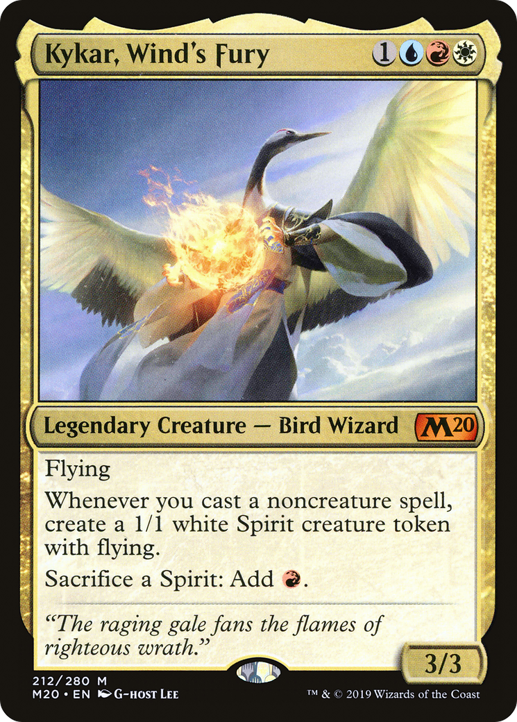 Kykar, Wind's Fury (M20-212)  Foil - Core Set 2020