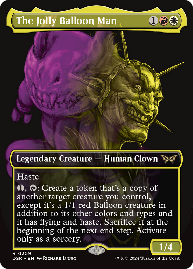 The Jolly Balloon Man (Showcase) (DSK-359)  Foil - Duskmourn: House of Horror (Borderless)