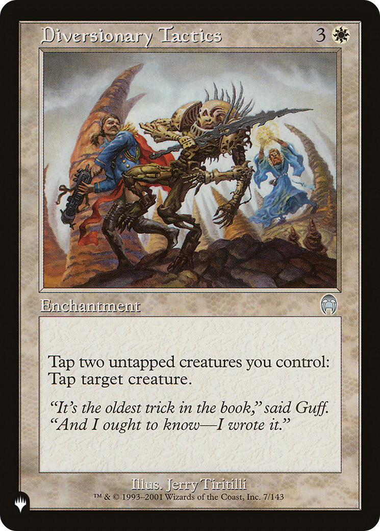 Diversionary Tactics (LIST-APC-7)  - The List