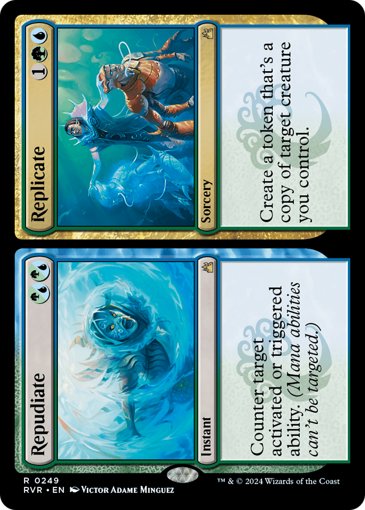 Repudiate // Replicate (RVR-249)  Foil - Ravnica Remastered