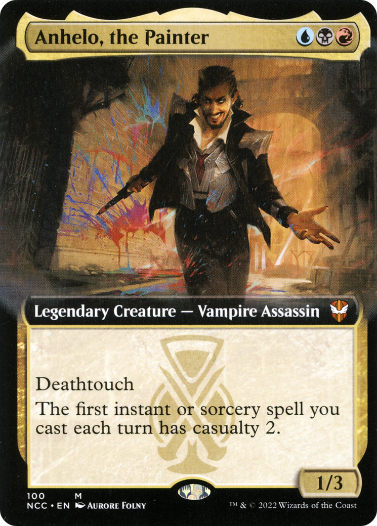 Anhelo, the Painter (Extended Art) (NCC-100)  Foil - New Capenna Commander: (Extended Art)