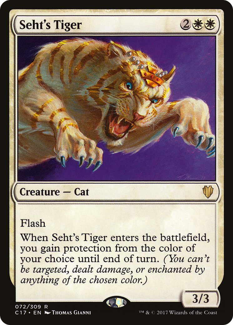 Seht's Tiger (C17-072)  - Commander 2017