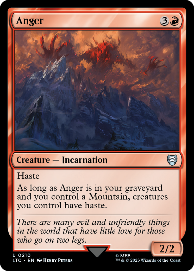 Anger (LTC-210)  - Tales of Middle-earth Commander