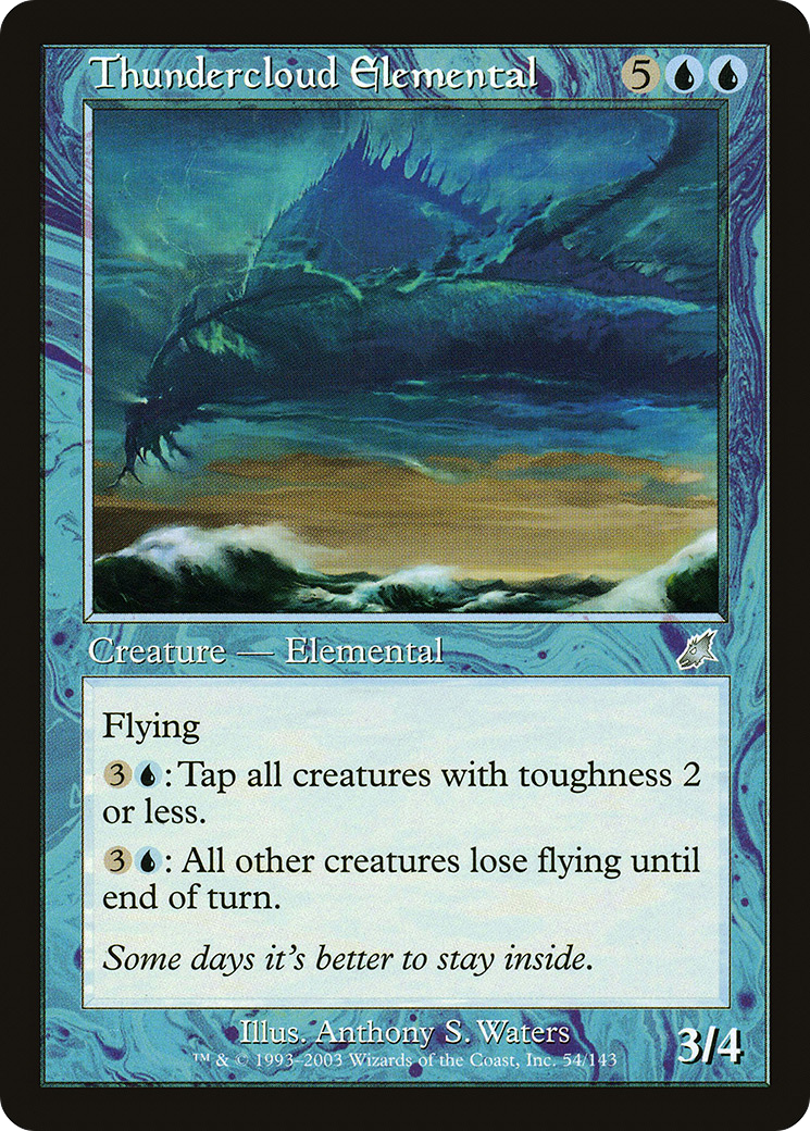 Thundercloud Elemental (SCG-054)  - Scourge