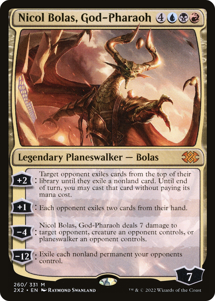 Nicol Bolas, God-Pharaoh (2X2-260)  - Double Masters 2022