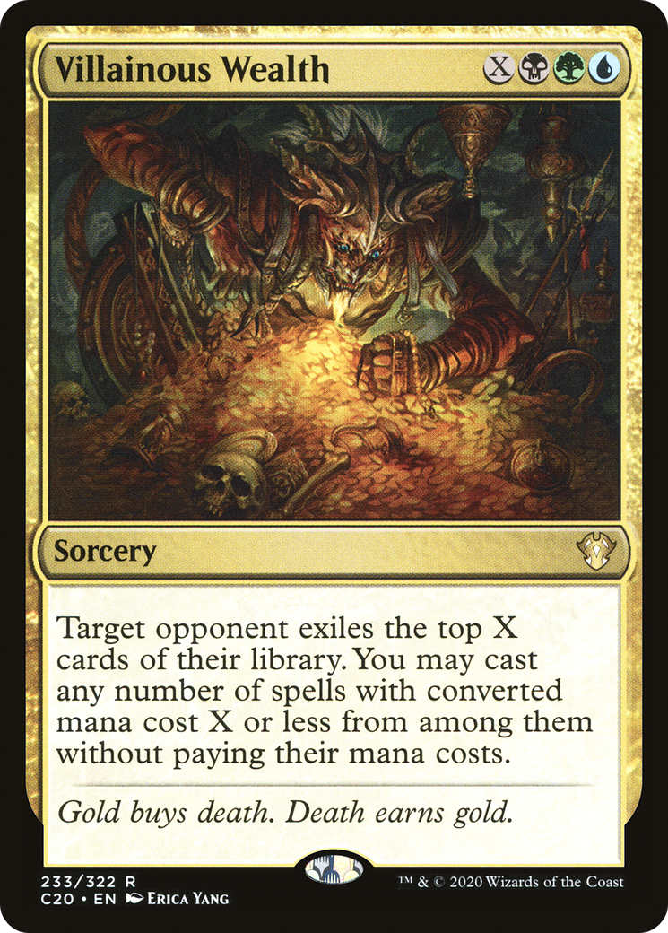 Villainous Wealth (C20-233)  - Commander 2020