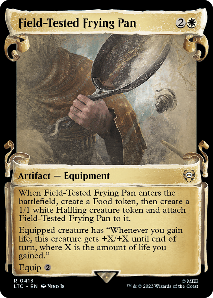 Field-Tested Frying Pan (Showcase Scrolls) (LTC-413)  - Tales of Middle-earth Commander: (Showcase)