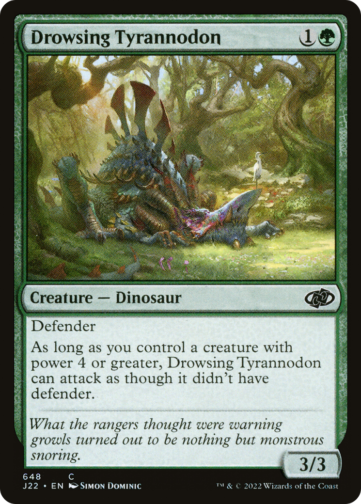 Drowsing Tyrannodon (J22-648)  - Jumpstart 2022
