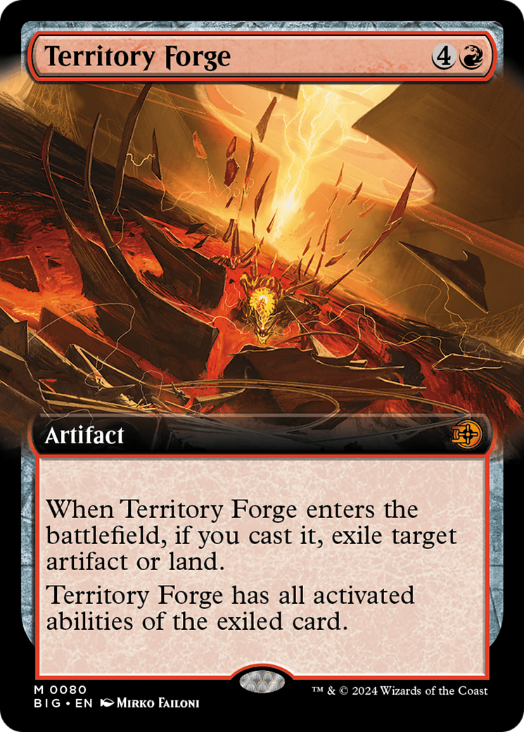 Territory Forge (Extended Art) (BIG-080)  - The Big Score: (Extended Art)