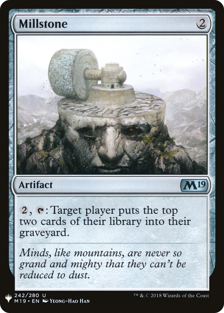 Millstone (M19) (LIST-242)  - The List