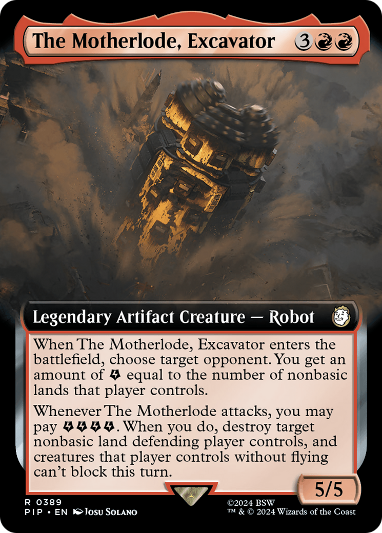 The Motherlode, Excavator (Extended Art) (PIP-389) - Fallout: (Extended Art)