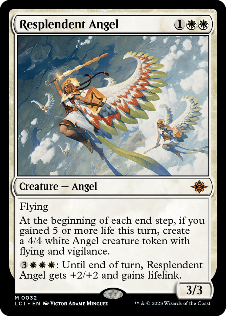 Resplendent Angel (LCI-032)  Foil - The Lost Caverns of Ixalan