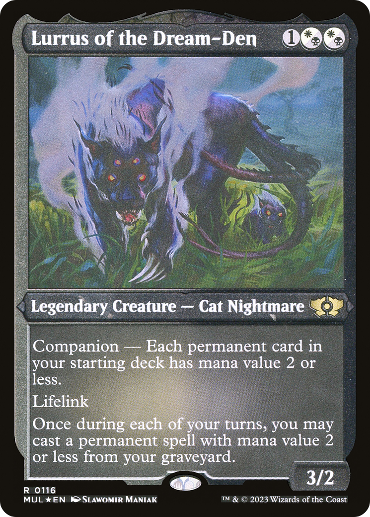 Lurrus of the Dream-Den (Foil Etched) (MUL-116) - Multiverse Legends: (companion) Foil