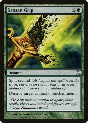 Krosan Grip (TSP-202)  Foil - Time Spiral