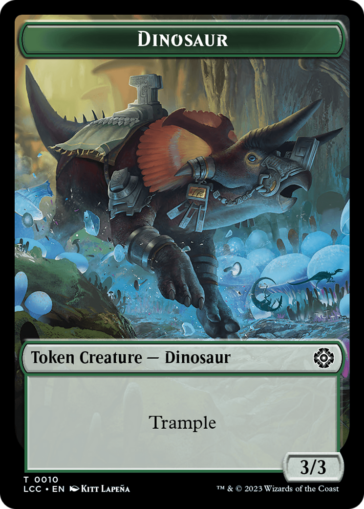 Dinosaur (TLCC-010)  - The Lost Caverns of Ixalan Commander Tokens