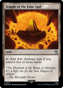 Temple of the False God (Surge Foil) (WHO-911)  Foil - Doctor Who
