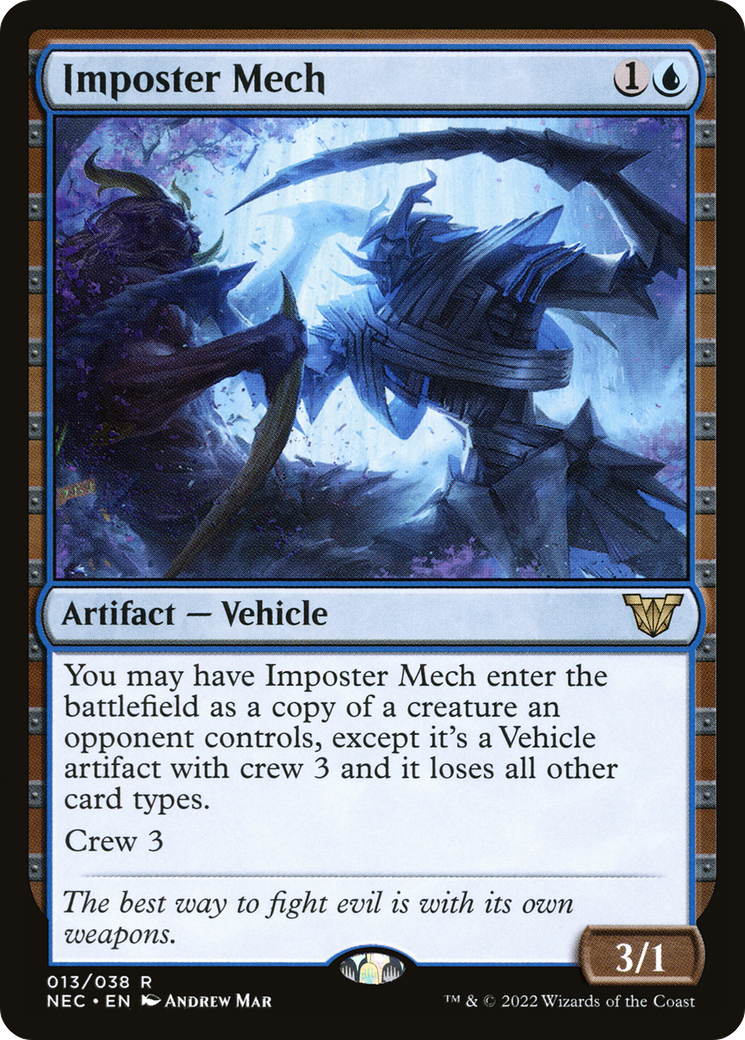 Imposter Mech (NEC-013)  - Neon Dynasty Commander