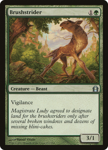 Brushstrider (RTR-117)  - Return to Ravnica