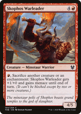 Skophos Warleader (THB-154)  Foil - Theros Beyond Death