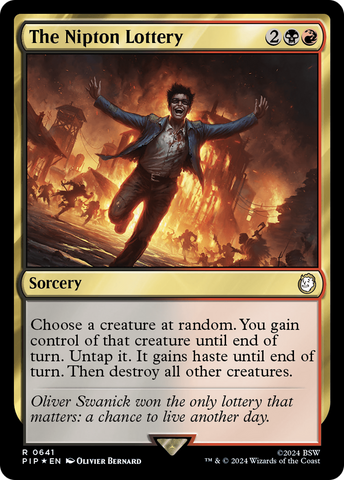 The Nipton Lottery (Surge Foil) (PIP-641) - Fallout Foil