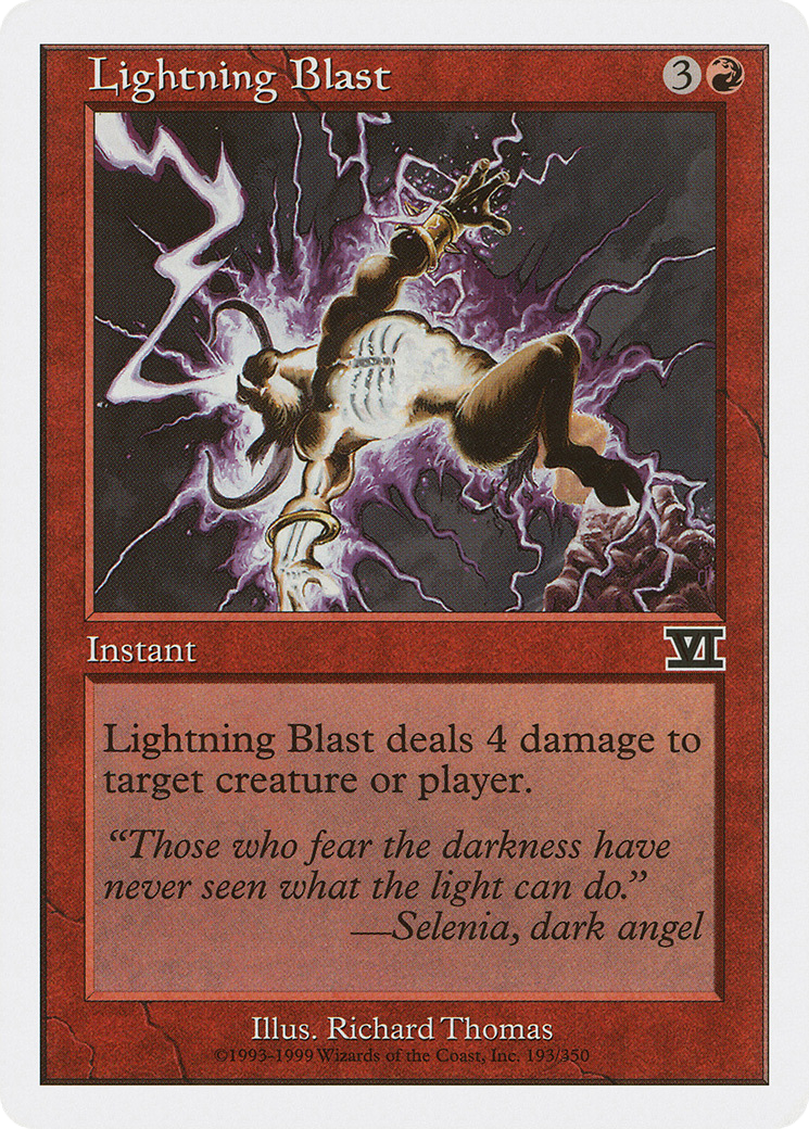 Lightning Blast (6ED-193)  - Classic Sixth Edition