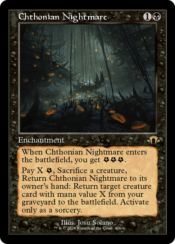 Chthonian Nightmare (Retro Frame) (MH3-406)  Foil - Modern Horizons 3