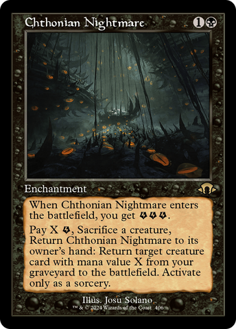 Chthonian Nightmare (Retro Frame) (MH3-406)  Foil - Modern Horizons 3