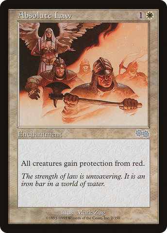 Absolute Law (USG-002)  - Urza's Saga