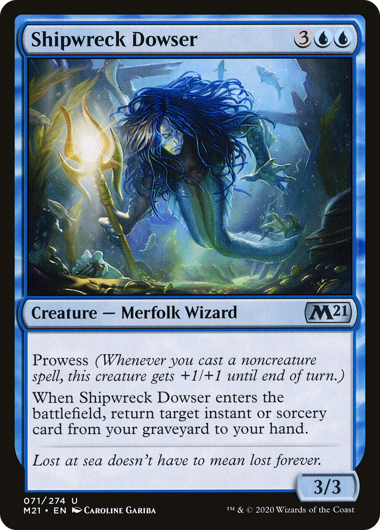 Shipwreck Dowser (M21-071)  Foil - Core Set 2021