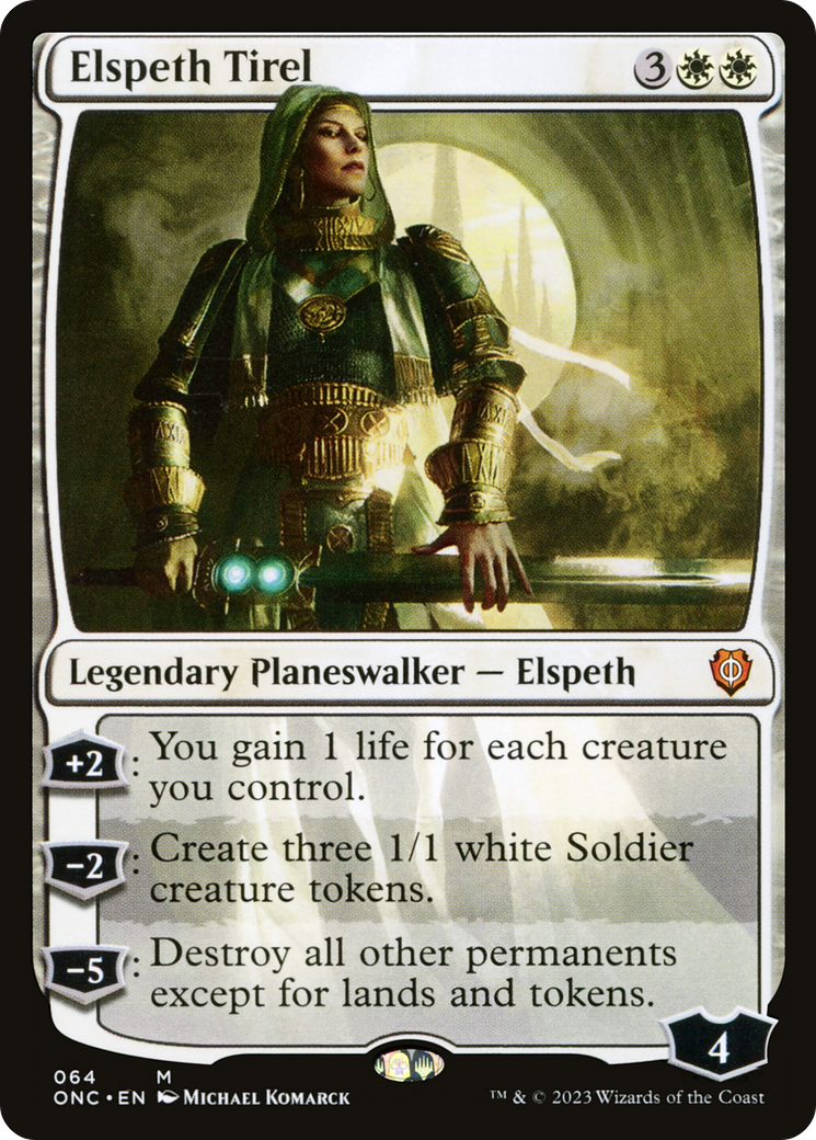 Elspeth Tirel (ONC-064)  - Phyrexia: All Will Be One Commander