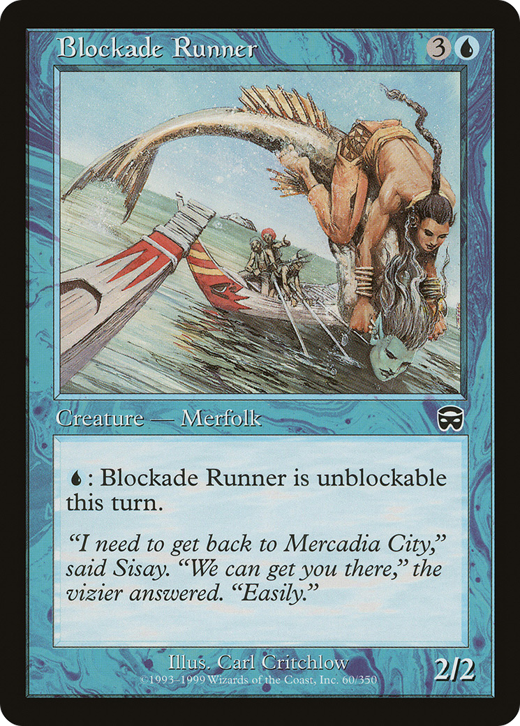 Blockade Runner (MMQ-060)  - Mercadian Masques