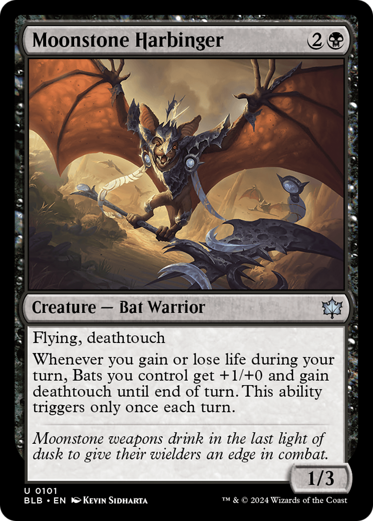 Moonstone Harbinger (BLB-101)  Foil - Bloomburrow