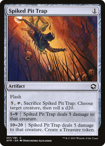 Spiked Pit Trap (AFR-251)  - Adventures in the Forgotten Realms