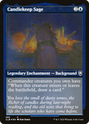 Candlekeep Sage (CLB-482)  Etched Foil - Commander Legends: Battle for Baldur's Gate