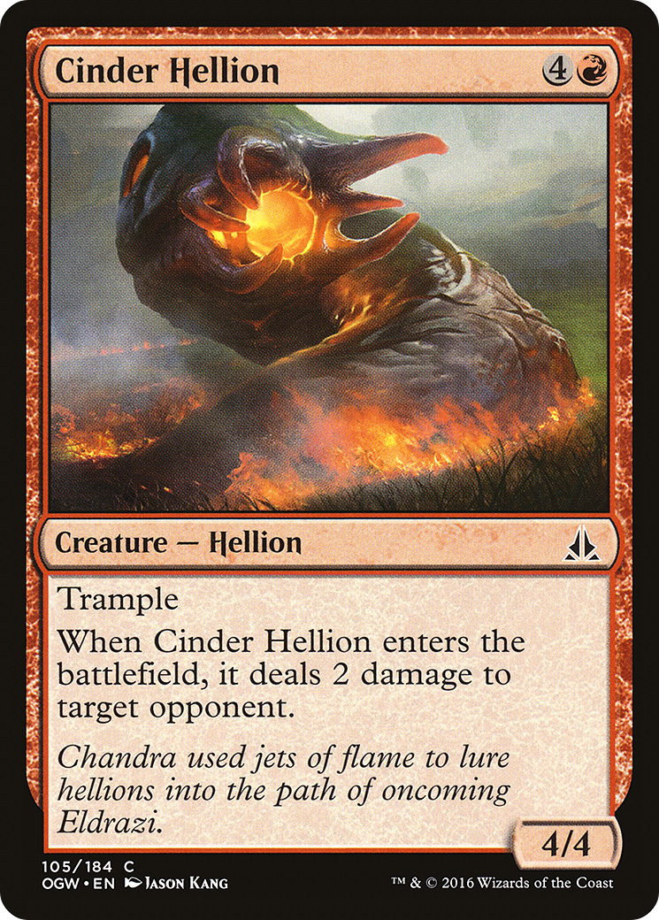 Cinder Hellion (OGW-105)  - Oath of the Gatewatch