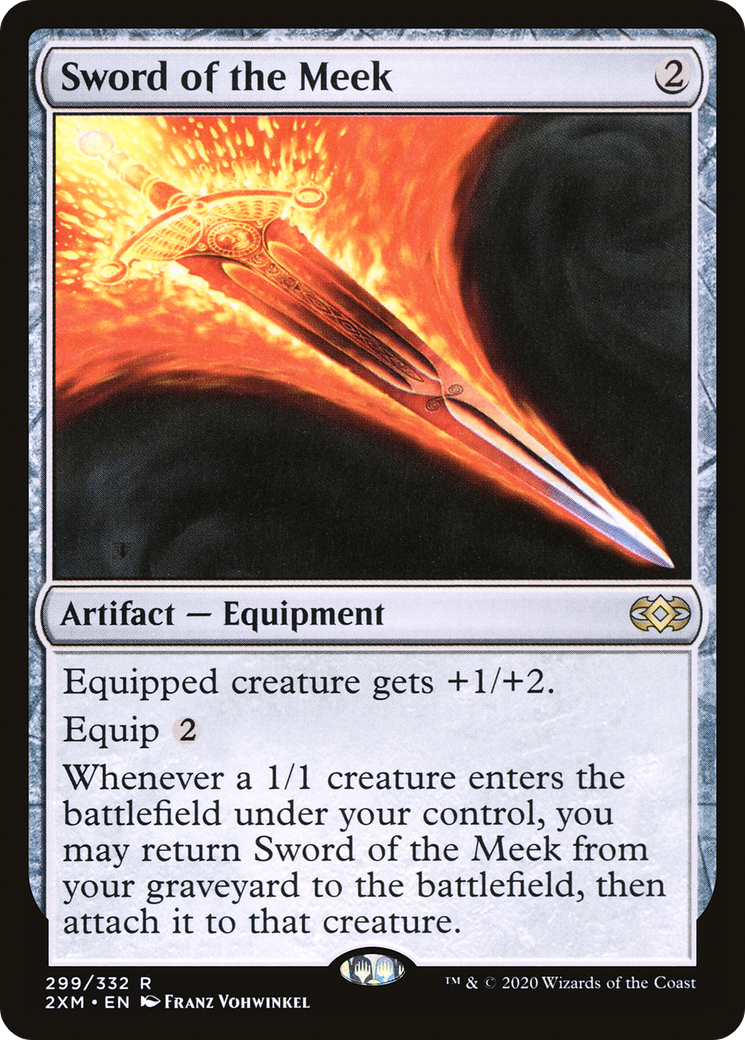 Sword of the Meek (2XM-299)  Foil - Double Masters