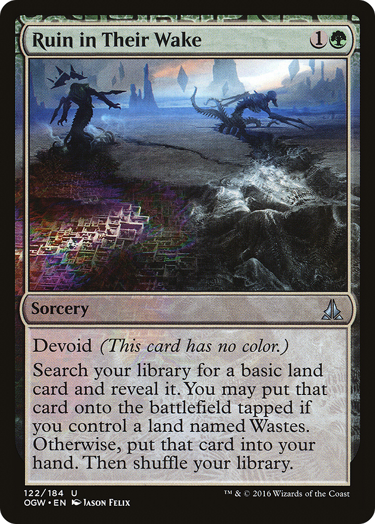 Ruin in Their Wake (OGW-122)  Foil - Oath of the Gatewatch: (devoid)