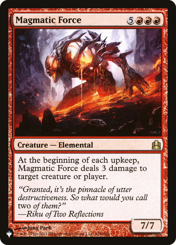 Magmatic Force (LIST-128/318)  - The List