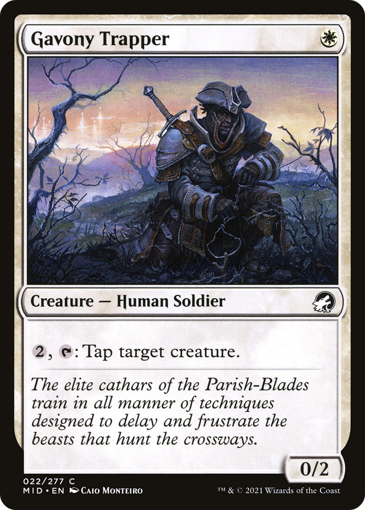 Gavony Trapper (MID-022)  Foil - Innistrad: Midnight Hunt