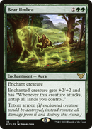 Bear Umbra (NEC-113)  - Neon Dynasty Commander
