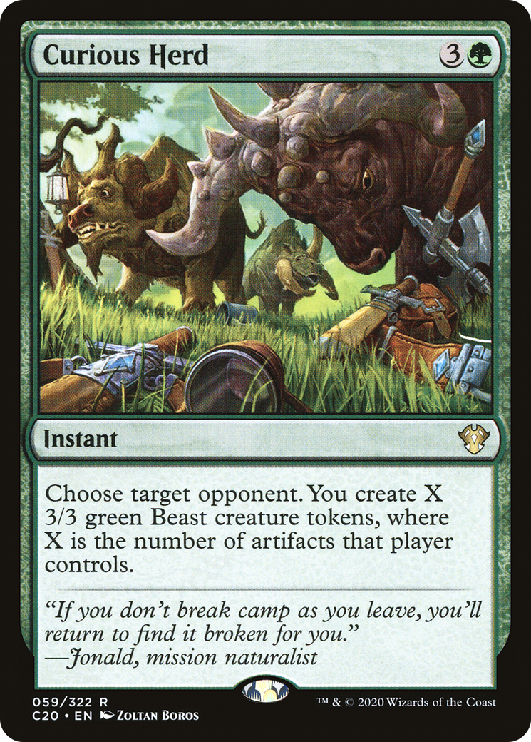 Curious Herd (C20-059)  - Commander 2020
