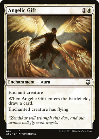 Angelic Gift (AFC-064) - Adventures in the Forgotten Realms Commander
