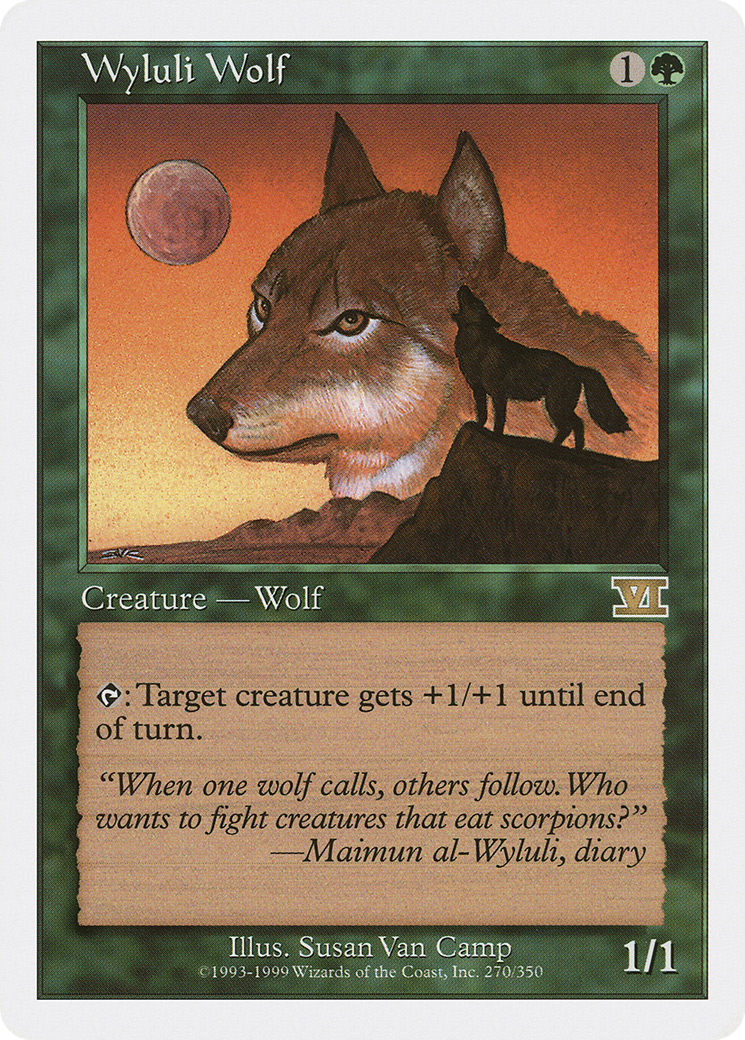 Wyluli Wolf (6ED-270)  - Classic Sixth Edition