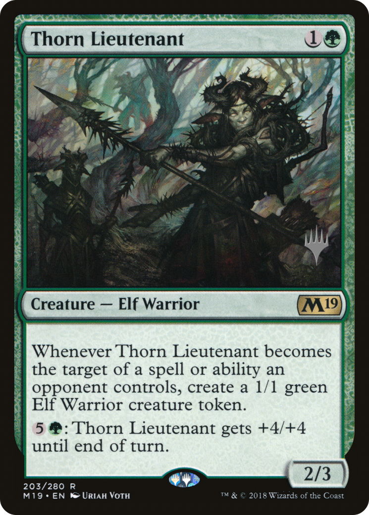Thorn Lieutenant (PPM20-203P) - Core Set 2019 Promos