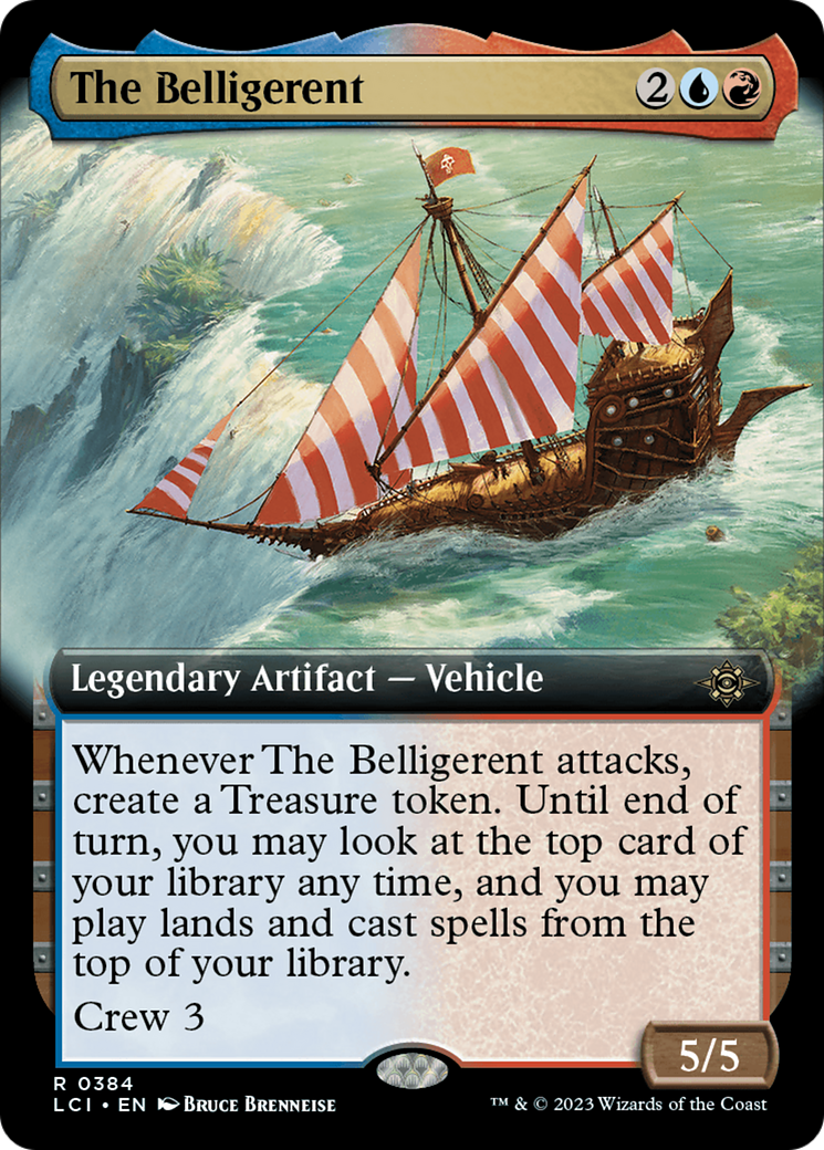 The Belligerent (Extended Art) (LCI-384)  Foil - The Lost Caverns of Ixalan: (Extended Art)