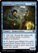 Renowned Weaponsmith (CMM-114)  Foil - Commander Masters