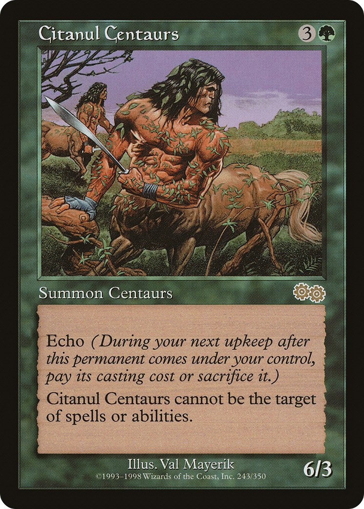 Citanul Centaurs (USG-243)  - Urza's Saga