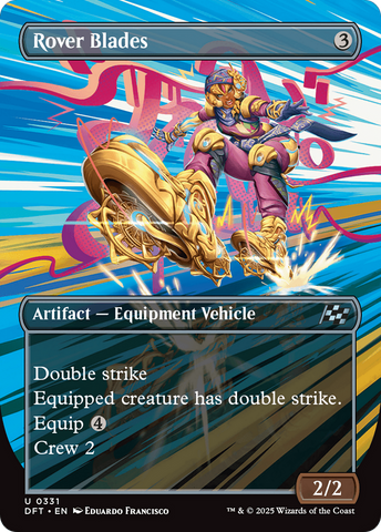 Rover Blades (Borderless) (DFT-331)  Foil - Aetherdrift