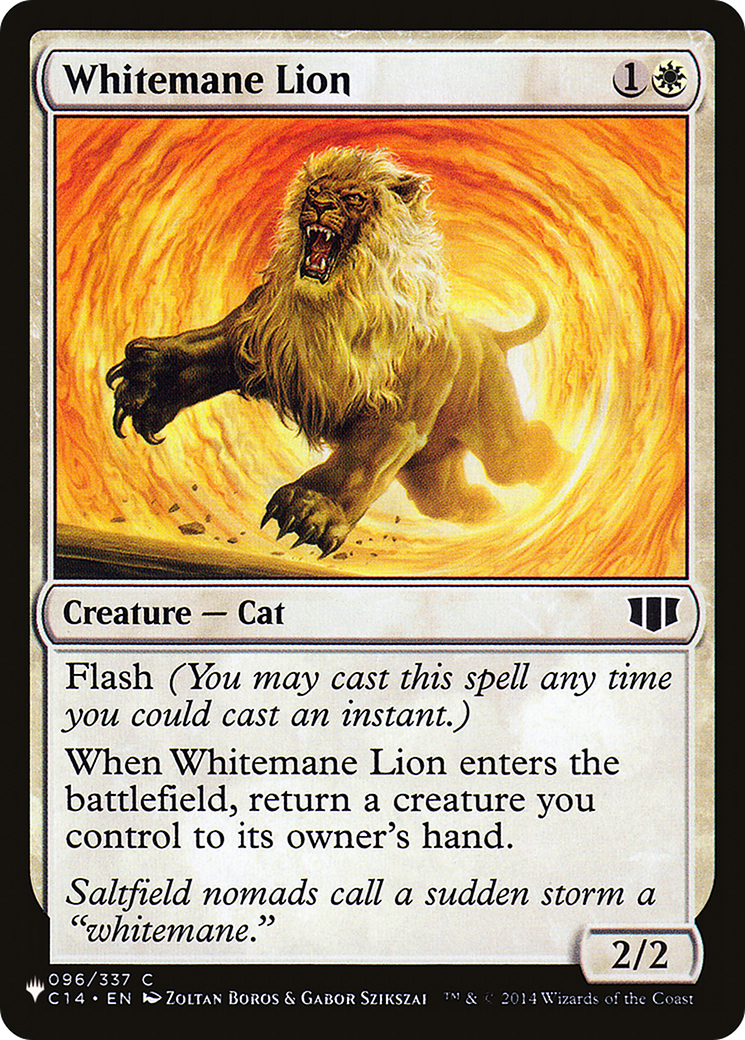Whitemane Lion (C14) (LIST-C14-96)  - The List
